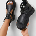Women's Brianna Platform Buckle Sandals - Elevate Your Everyday Style